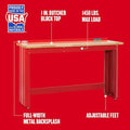 Storage, 6 ft. Wide Workbench With Butch