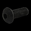 #8-32 Socket Head Cap Screw, Button, Zinc Plated Steel, 1/2 in Length