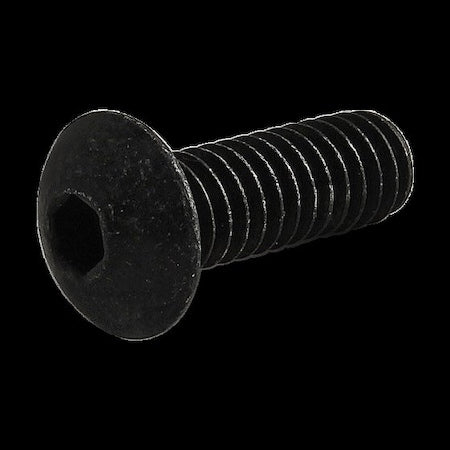 #8-32 Socket Head Cap Screw, Button, Zinc Plated Steel, 1/2 in Length