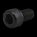 #10-32 Socket Head Cap Screw, Zinc Plated Steel, 0.375 in Length