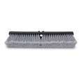 Floor Sweep, Gray Flagged Poly, 24"" L, PK 12