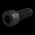 #10-32 Socket Head Cap Screw, Zinc Plated Steel, 1/2 in Length