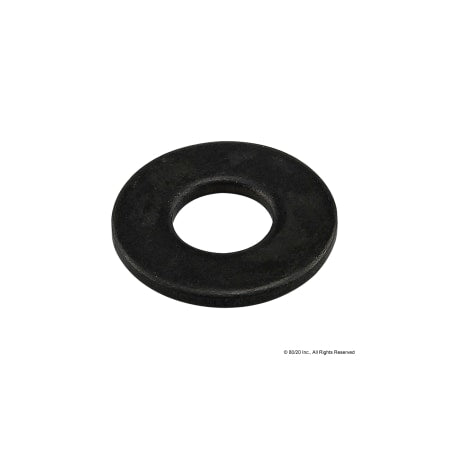 Flat Washer, For Screw Size #10-32 , Steel Zinc Plated Finish