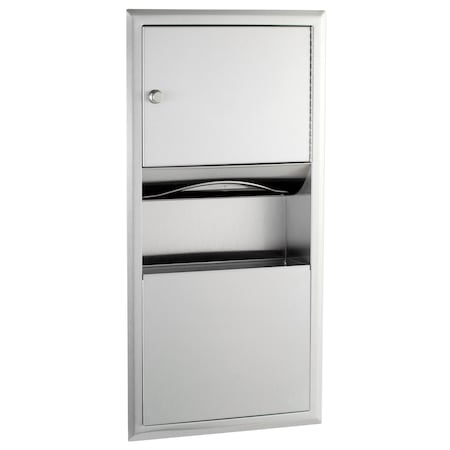Paper Towel Dispenser/Waste Receptacle