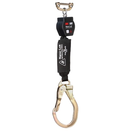 DBI-SALA Self-Retracting Lifeline, 6 ft. Length, Rebar Hook, Steel, 1 Leg(s), 420 lb Weight Capacity