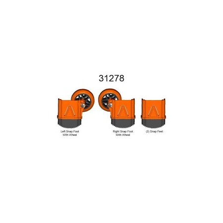 Outer Foot Replacement Kit, PK4