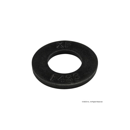 Flat Washer, For Screw Size 5/16" , Steel Zinc Plated Finish