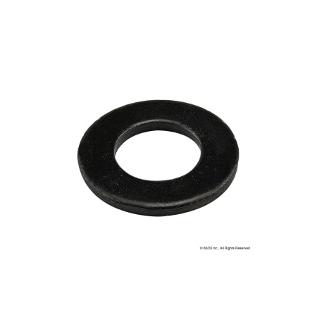 Flat Washer, For Screw Size 3/8" , Steel Zinc Plated Finish