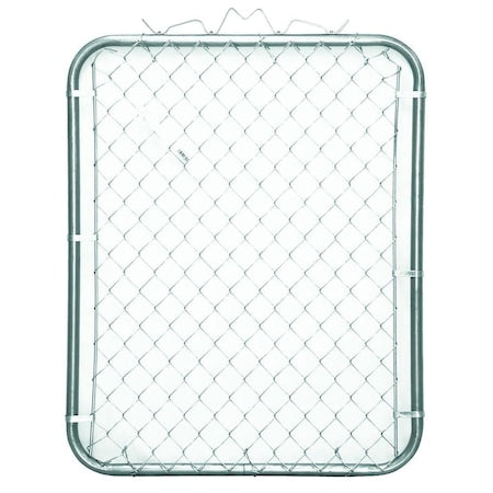 Walk Gate,Galvnzd Stl,Rnd Corners,39x60
