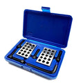 8 Piece 1-2-3 Precision 23 Hole Block Set With Screws & Hex Key