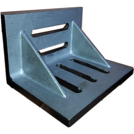 6 X 5 X 4-1/2" Webbed Slotted Angle Plate
