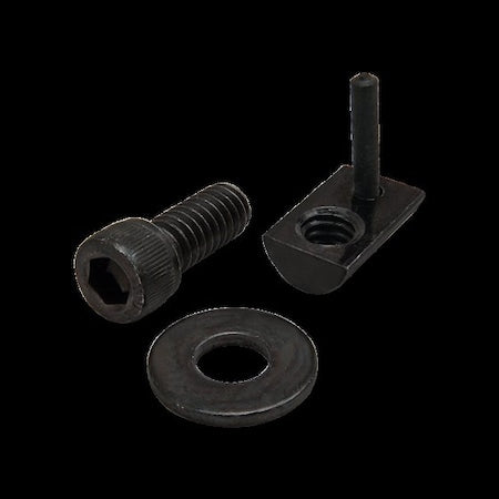 1/4""-20 Socket Head Cap Screw, Black Zinc Plated Steel, 5/8 in Length