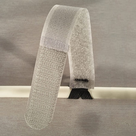 Back-to-Back Strap, No Adhesive, 11 in, 3/4 in W, Black, 5 PK
