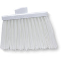 Hvy-Duty Angle Broom Head, 12", Wht, PK12