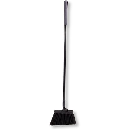 Angle Broom Flagged Bristle, 56", Blk, PK12