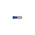 Blue Vinyl 16-14 WireTerminal 1/4"" Spade Male Type PK50