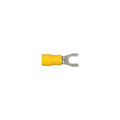 Ylw Vinyl 12-10 Terminal No 10 Stud Size Spade Type PK100