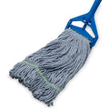 Looped End Mop, Green Band, 369419B14