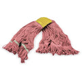 Small Looped End Mop, Red W/ Yellow Band, 369412B05
