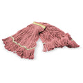 Small Looped End Mop, Red W/ Yellow Band, 369411B05
