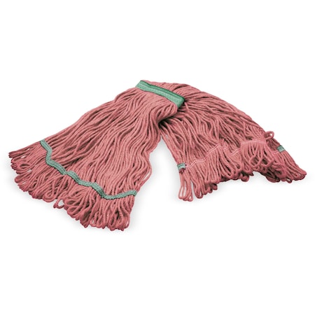 Looped End Mop, Green Band, 369417B05