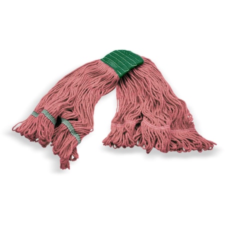 Looped End Mop, Green Band, 369418B05
