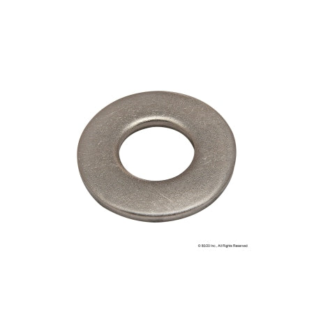 Flat Washer, For Screw Size 1/4" , Stainless Steel Plain Finish