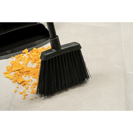 Duo-Sweep Unflagged Lobby Broom with Handle, 5 in L Bristles, 30" L Handle