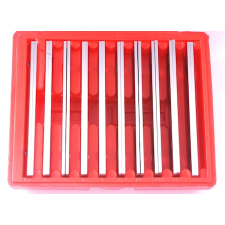 1/8 X 6" 10 Pair Parallel Set With 1/2 To 1-5/8 Range