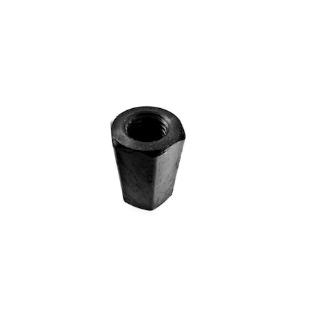 Coupling Nut, 1/2"-13, Black Oxide, 1-1/4 in Lg