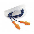 SmartFit Reusable Corded Ear Plugs, Flanged Shape, NRR 25 dB, Orange, 100PK