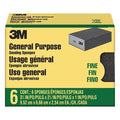 Sanding Sponge, Fine, 3 3/4"L, 2 5/8"W, PK6