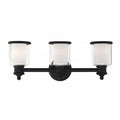 Black Vanity Sconce,3 Light