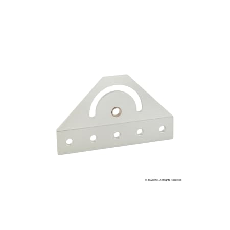 PivotBracket,Aluminum,Silver,3in,13/64in