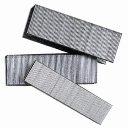 Staples, 16 ga, Wide Crown, 1 in Leg L, Steel, 9000 PK