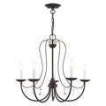Mirabella 5 Light English Bronze Chandelier