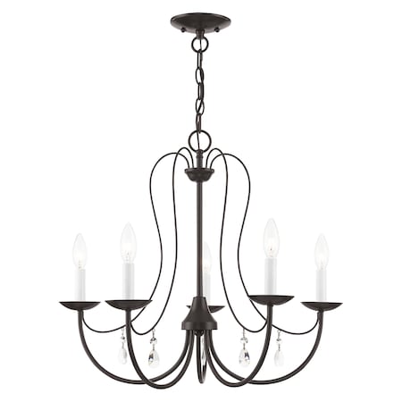 Mirabella 5 Light English Bronze Chandelier