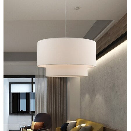 Clark 1 Light Brushed Nickel Pendant Cha