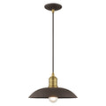 Metal Shade Mini Pendants 1 Light Bronze