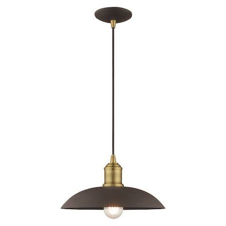 Metal Shade Mini Pendants 1 Light Bronze