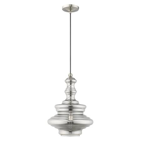 Art Glass Mini Pendants 1 Light Brushed