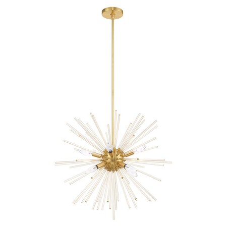 Utopia 8 Light Satin Brass Pendant Chand