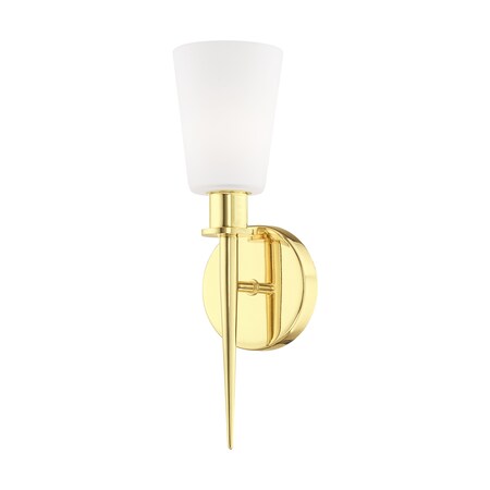 Witten 1 Light Polished Brass ADA Wall S