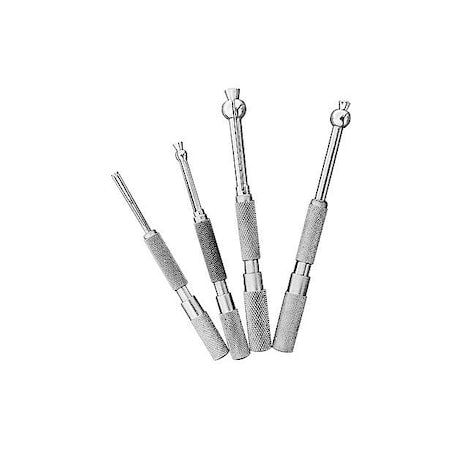 4 Piece .125-.500" Full Ball Small Hole Gage Set