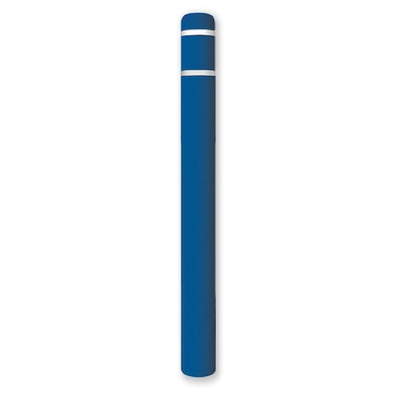 Post Sleeve,12-3/4"" Dia,60"" H,Blue/Whi