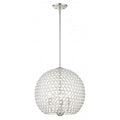 Brushed Nickel Pendant,3 Light