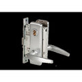 Mortise 45H Lock, Classroom, Lever, Escutcheon, Sat Chr AM, RH
