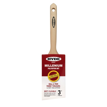 3" Angled Sash Brush Soft, Paint brush, Wood Handle
