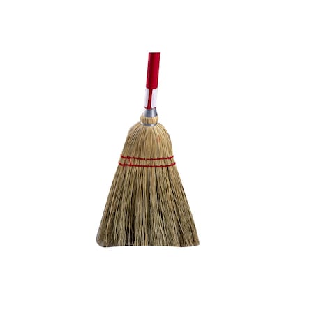 Toy Broom AllCorn MtlBan 24"X13/16, PK12