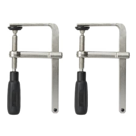 Guide Rail Clamps, 8.25 in L, PK2